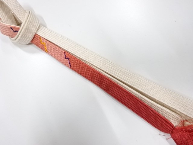 JAPANESE KIMONO / HAND-TIED OBIJIME